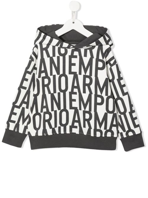 Felpa con scritte EMPORIO ARMANI KIDS | 6L4MJE1JHSZF174